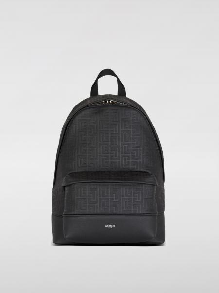 Balmain Men s Backpacks Black