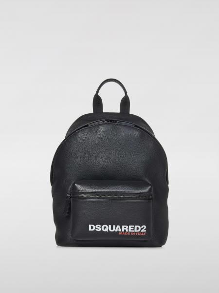 Zaino Bob Dsquared2 in pelle a grana