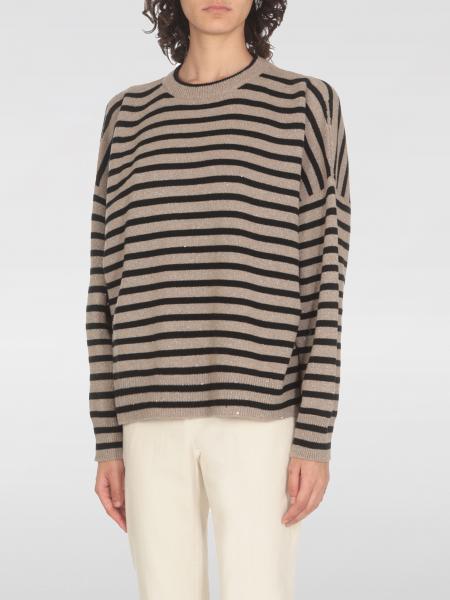 Pullover Brunello Cucinelli in misto lana a righe