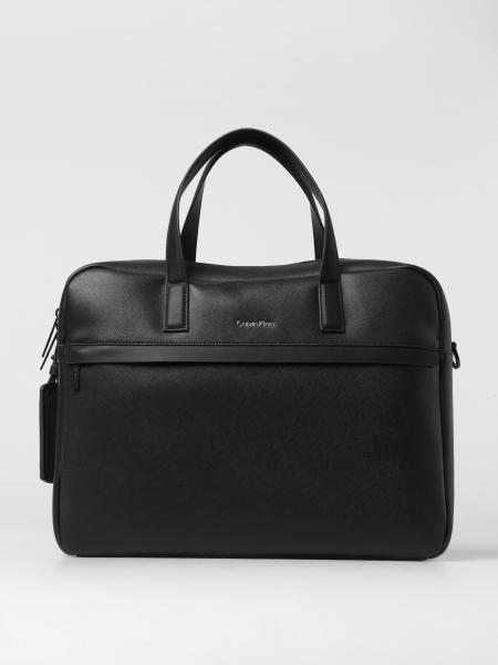 Borsa per laptop Calvin Klein in pelle sintetica saffiano