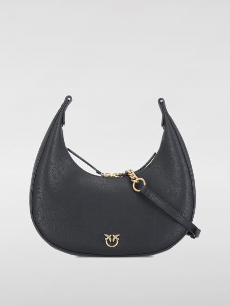 Borsa Brioche Pinko in pelle a grana