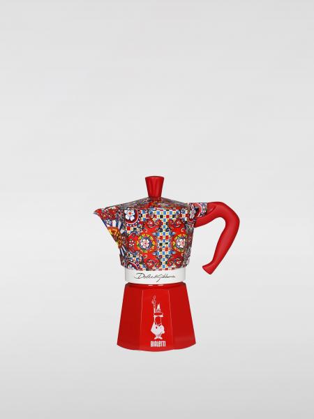 Moka Express Bialetti x Dolce & Gabbana in alluminio con stampa Carretto