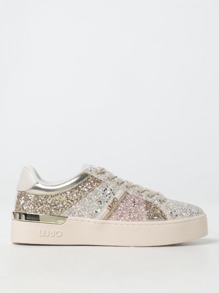 Sneakers Liu Jo in pelle laminata e glitter