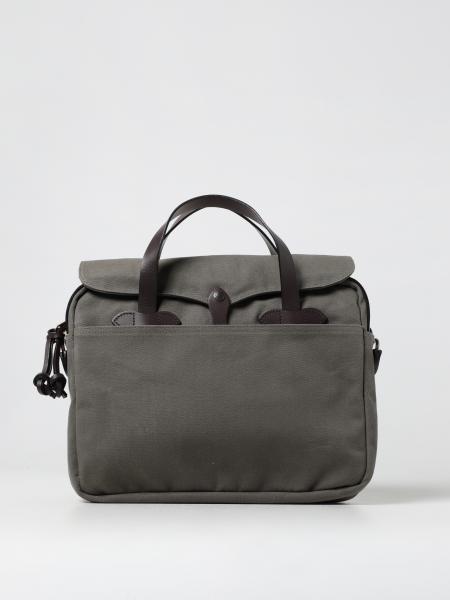 Borsa Filson in Rugged Twill cerato e pelle