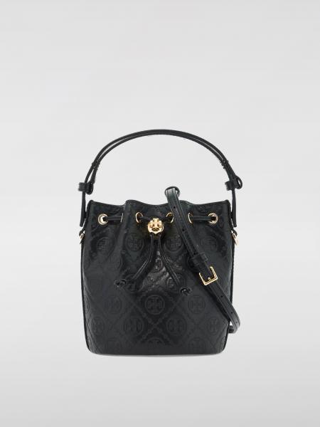 Borsa Tory Burch in pelle con logo goffrato