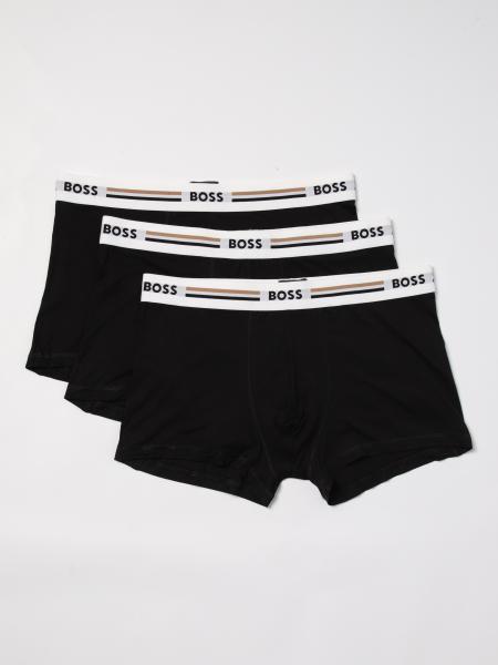 Set 3 boxer Boss in cotone stretch