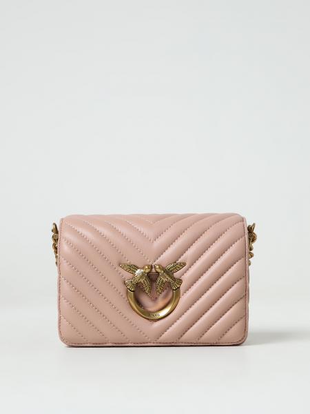 Borsa Love Click Mini Pinko in nappa trapuntata chevron