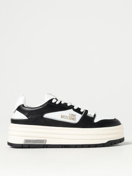 LOVE MOSCHINO Oxford shoes woman Black Love Moschino sneakers JA15356G0LIAI online at GIGLIO.COM