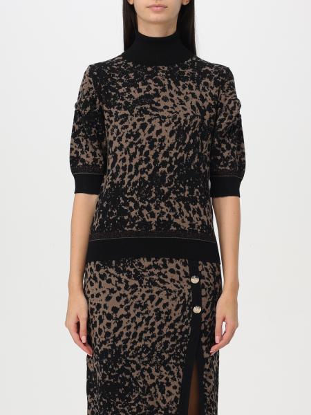 Pullover Liu Jo in misto viscosa animalier