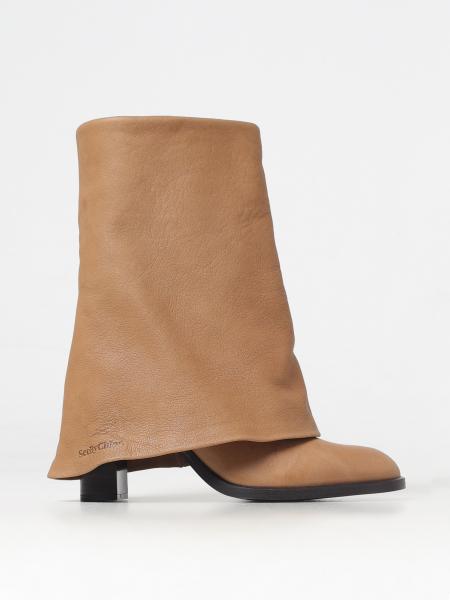 See by Chloé: Flat ankle boots woman See by ChloÉ