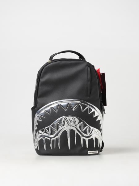 Zaino Metallic Drip Sprayground in cotone spalmato saffiano