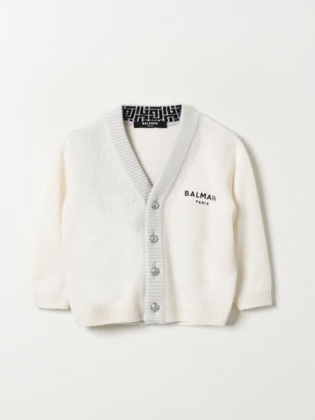 Cardigan con logo Balmain