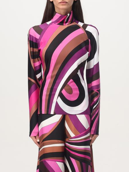 Maglia Pucci in nylon stretch