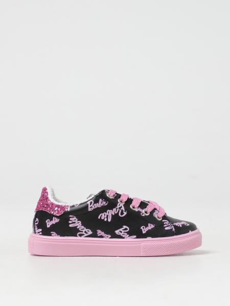 Sneakers Barbie x Monnalisa in pelle con glitter