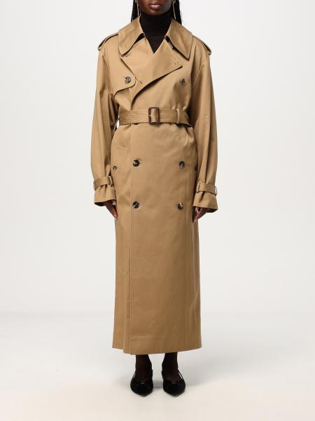 Trench doppiopetto Saint Laurent in cotone