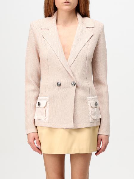 Elisabetta Franchi double-breasted tweed blazer