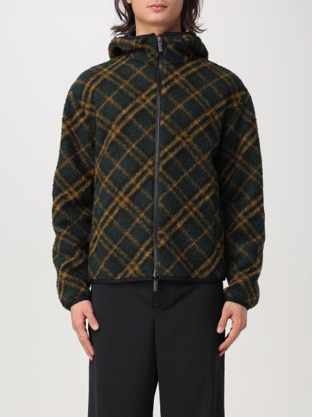 Bomber reversibile Burberry in misto lana check