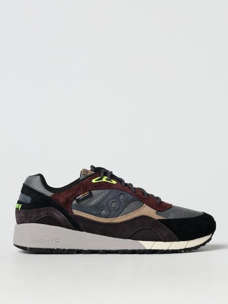 Sneakers 6000 Saucony in mesh e camoscio