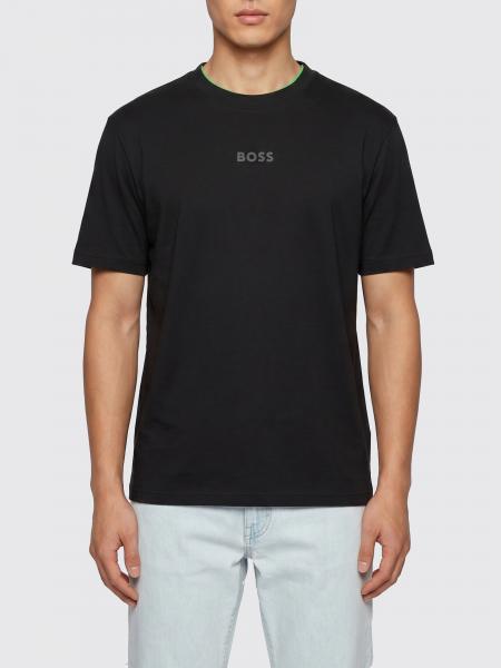 Boss 徽标棉质T恤