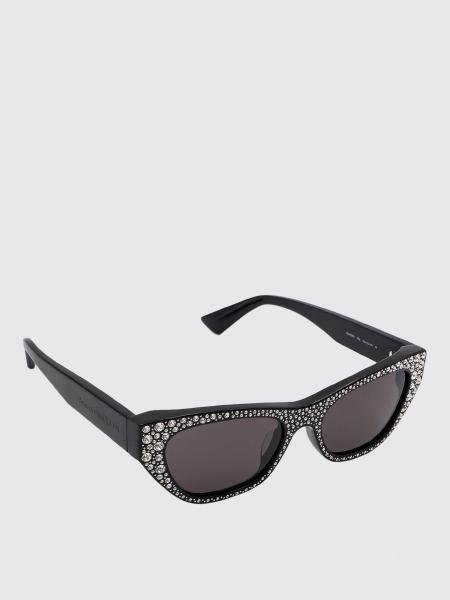 Occhiali da sole cat-eye con strass Alexander McQueen