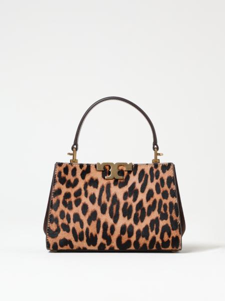 Borsa a mano Eleanor mini Tory Burch in pelle animalier