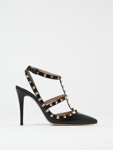 Pump Rockstud Valentino Garavani in pelle a grana