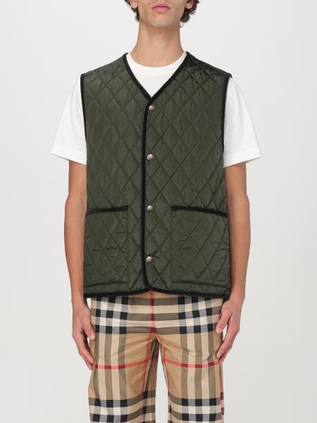 Burberry uomo: Gilet trapuntato Burberry in nylon