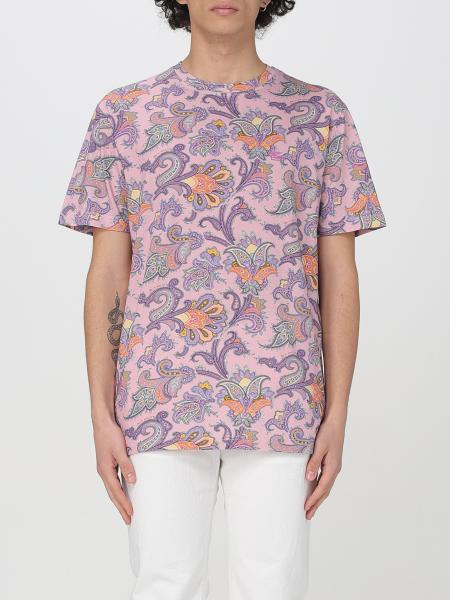 Tシャツ・カットソー ETRO Men T-shirt Pink MRMA0002AK584 X0870 ETRO: T-shirt men - Pink | Etro t-shirt MRMA0002AK584 online
