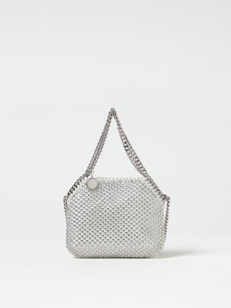 Borsa Falabella Mini Stella McCartney in tessuto riciclato con strass