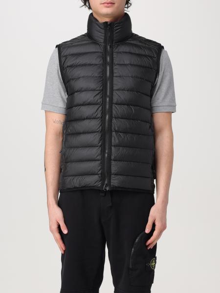 Gilet piumino con trattamento antigoccia Stone Island