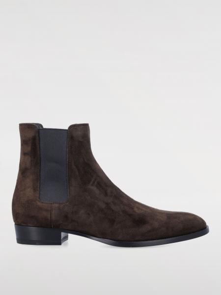 Stivaletto Wyatt Saint Laurent in camoscio