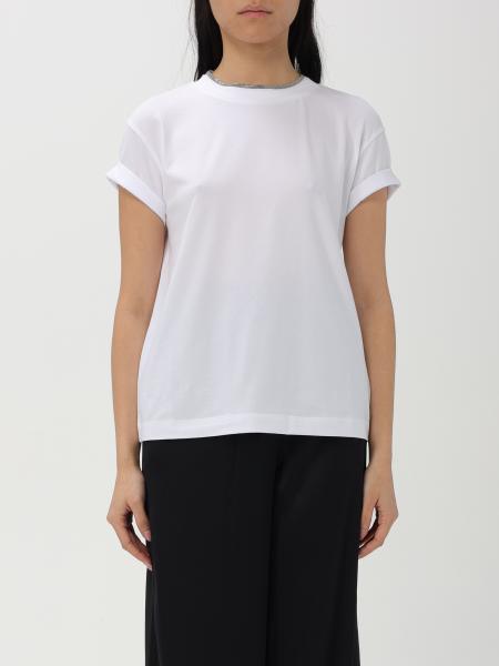 Brunello Cucinelli femme: T-shirt femme Brunello Cucinelli