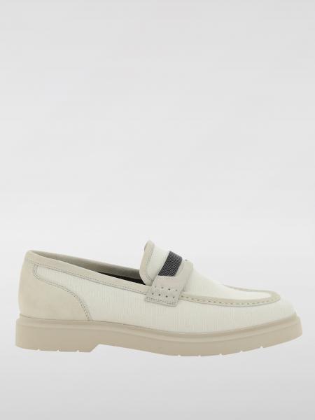 ローファー・オックスフォード BRUNELLO CUCINELLI Woman Loafers Ecru MZ12G2956 BRUNELLO CUCINELLI: Shoes woman - Ecru | Brunello Cucinelli
