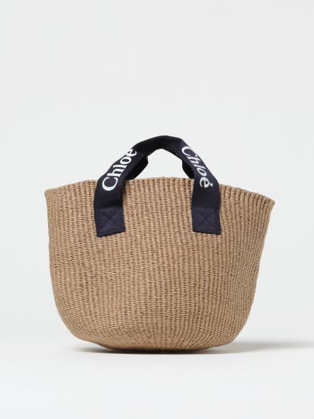 Borsa a mano in paglia Chloé x Mifuko