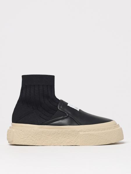 Sneakers MM6 Maison Margiela in pelle e maglia stretch