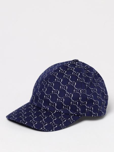 Cappello GG Gucci in canvas di cotone con monogram jacquard