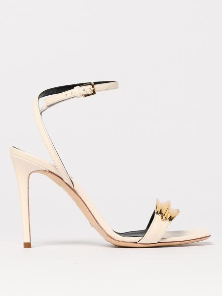 シューズ・サンダルその他 ELISABETTA FRANCHI Woman Heeled sandals Butter SA45L 193 ELISABETTA FRANCHI: Flat sandals woman - Butter | Elisabetta