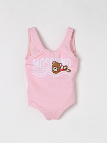 Costume da bagno con stampa Teddy Moschino