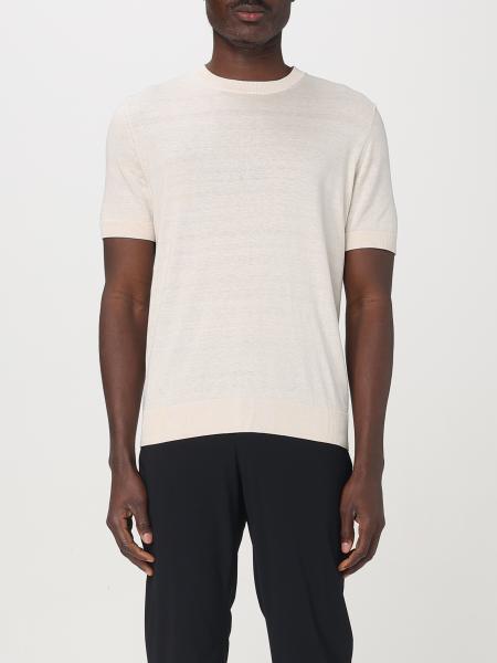 Tシャツ・カットソー PAOLO PECORA Men T-shirt Yellow Cream A010F200 1342 PAOLO PECORA: T-shirt men - Yellow Cream | Paolo Pecora t