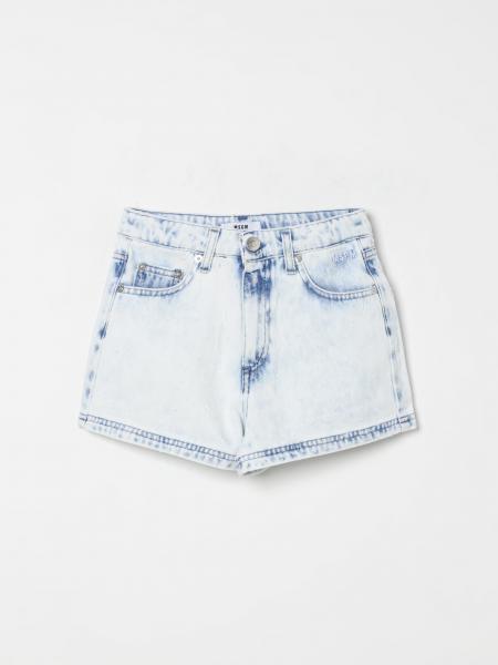 Pantaloncino di jeans MSGM Kids>