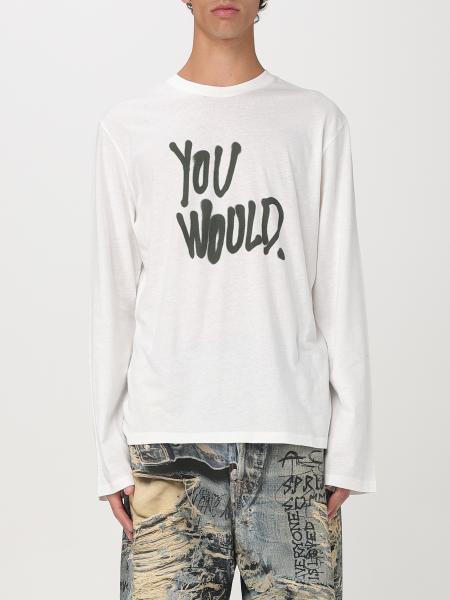 T-shirt in cotone con slogan Acne Studios