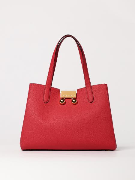 MARNI: Shoulder bag woman - Red | Marni shoulder bag