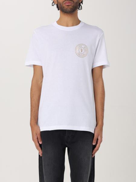 Tシャツ・カットソー VERSACE JEANS COUTURE Men T-shirt White 78GAHT00CJ00T G03 VERSACE JEANS COUTURE: T-shirt men - White | Versace Jeans