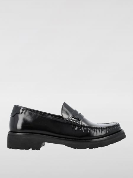 Mocassino Le Loafer Saint Laurent in pelle spazzolata