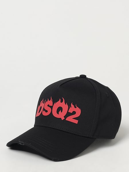 Хлопковая кепка с логотипом Dsquared2
