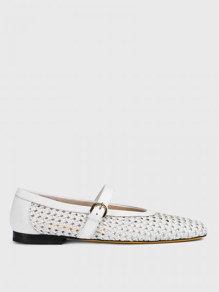 Woven Nappa Leather Ballerinas Doucal's