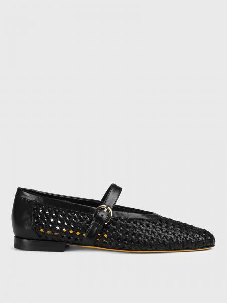 Woven Nappa Leather Ballerinas Doucal's