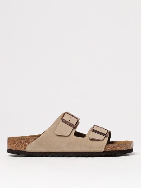 Sandalo Arizona Birkenstock in camoscio