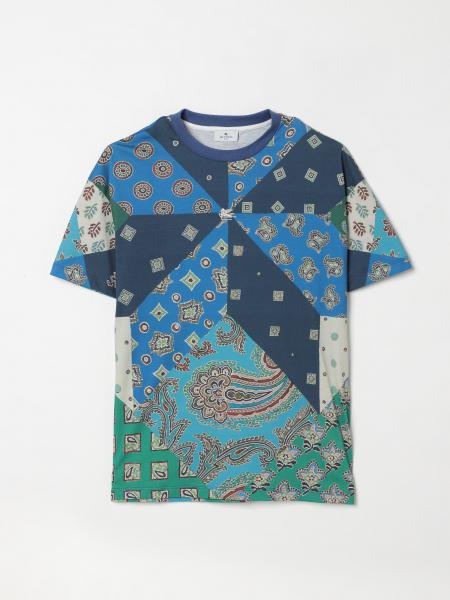 T-shirt in cotone paisley Etro