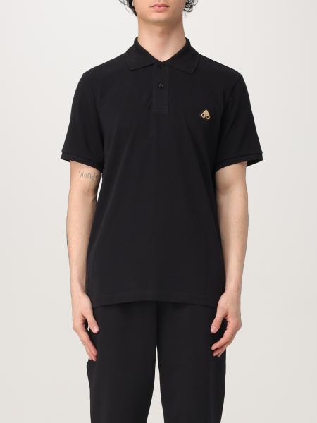 Cotton Polo Shirt with Mini Logo Moose Knuckles